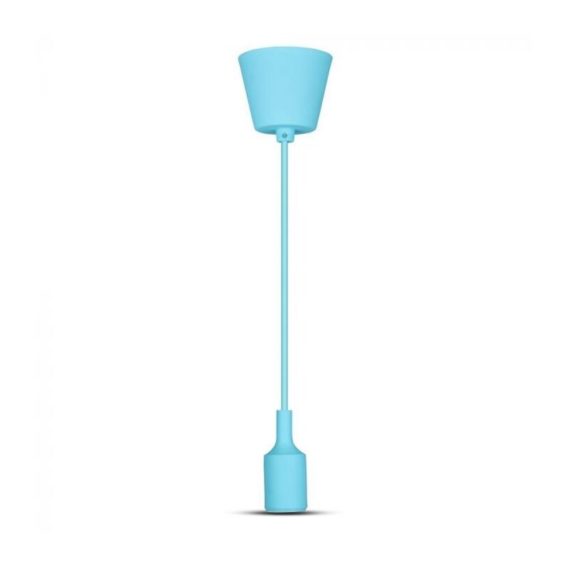 V-TAC VT-7228 Douille de suspension décorative E27 1MT en silicone bleu - 3482