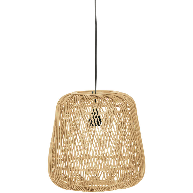 Lampe à suspension - Bambou - Naturelle - 36x36x36 cm - Moza - Brun