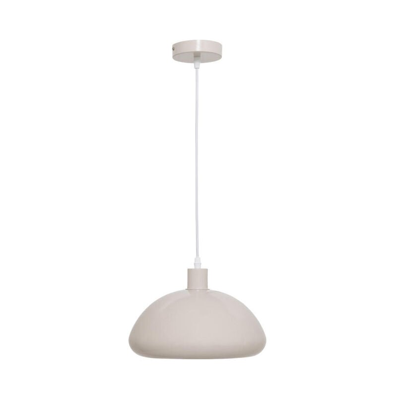 Lampe Suspension Champignon 'Savio' 27cm Beige