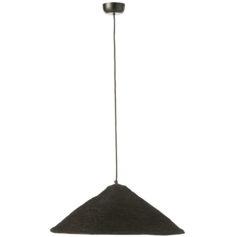 Lampe Suspension Chapeau "Moonj" 60cm Noir