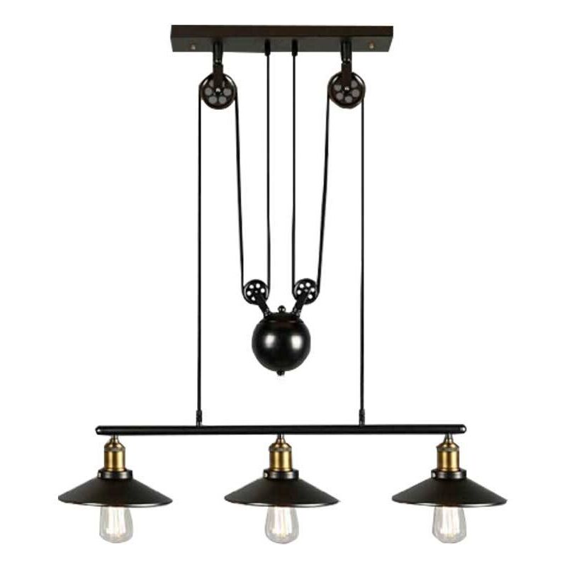 Lampe suspension 'Clock Work' - Noir Lampe suspension 'Clock Work' - Noir
