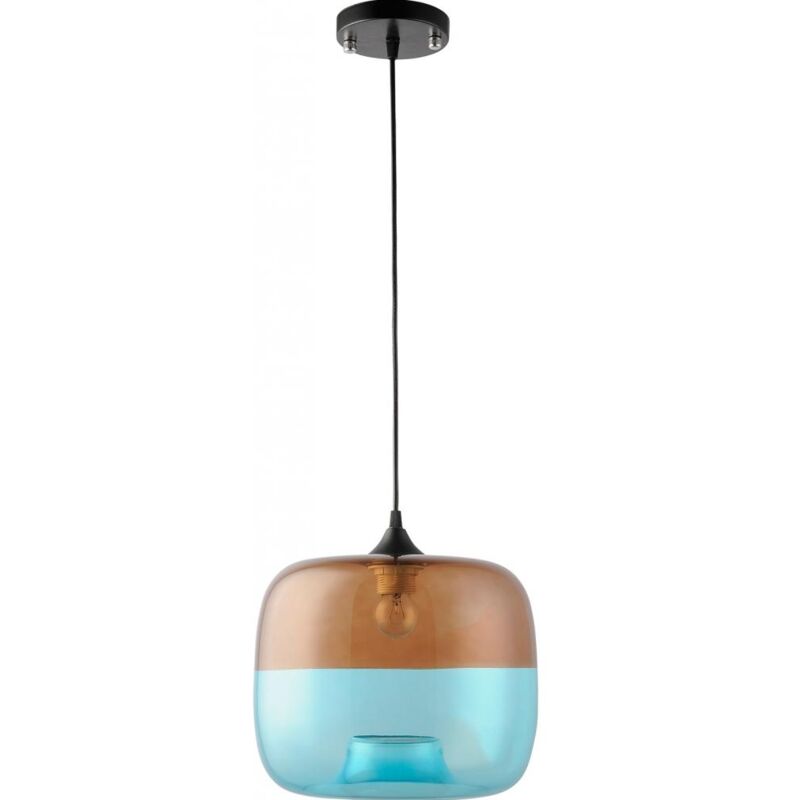 Lampe Suspension Coffee Blue - Verre Bleu Lampe Suspension Coffee Blue - Verre Bleu