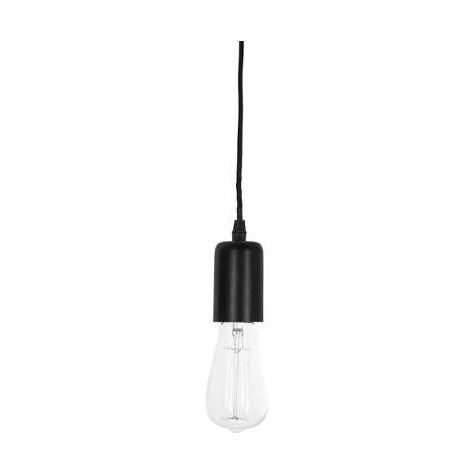 Lampe Suspension Déco "Met" 8cm Noir