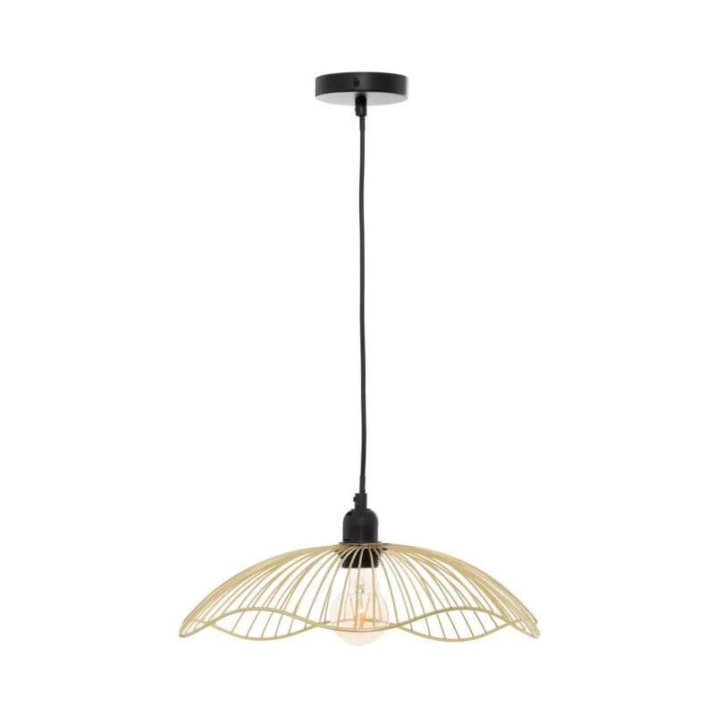 Lampe Suspension Design en Métal 'Galt' 34cm Doré