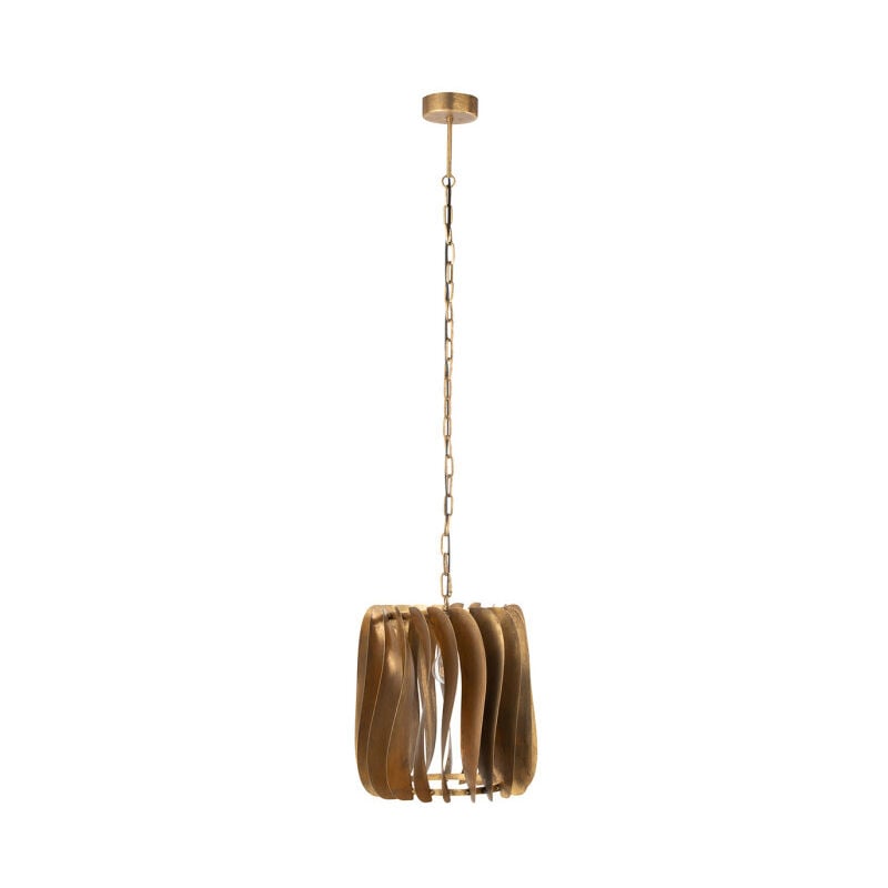 Paris Prix - Lampe Suspension Design en Métal 'Tina' 148cm Or