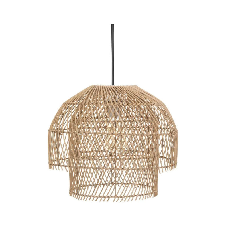 Atmosphera - Lampe Suspension Design 'Kery' 38cm Beige