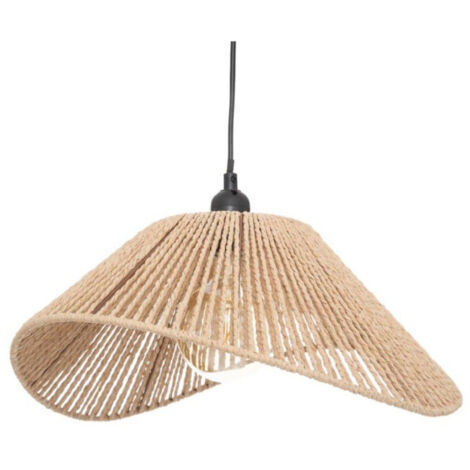 Lampe Suspension Design "Myha" 58cm Beige