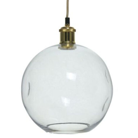 Lampe Suspension Design "Natalie" 32cm Transparent