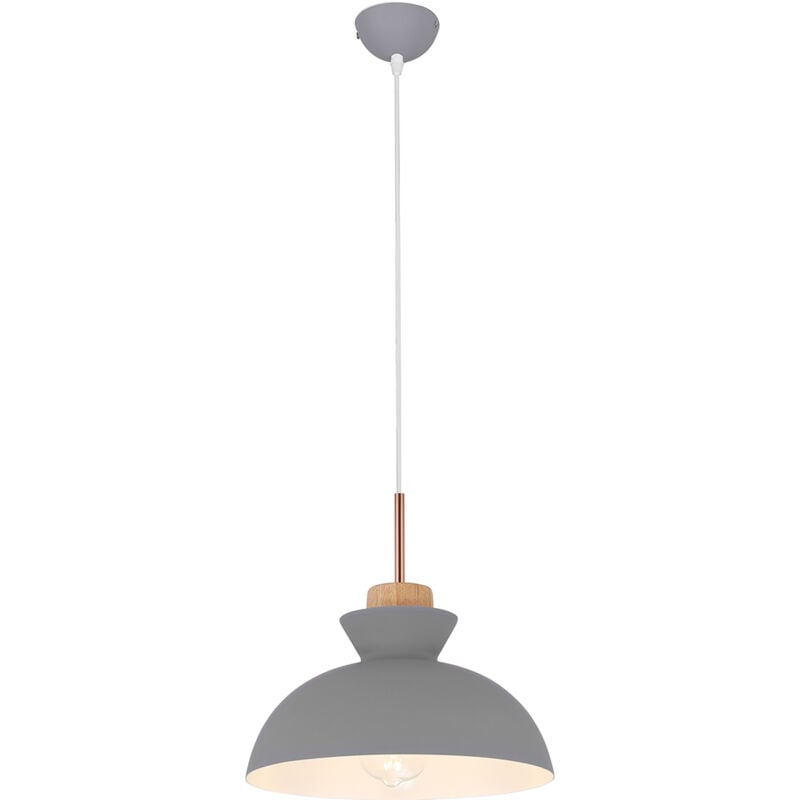 Privatefloor - Lampe de plafond - Suspension design scandinave - Sigfrid Gris