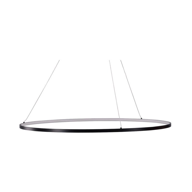 Paris Prix - Lampe Suspension Design 'Rodang' 100cm Noir