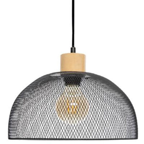 Lampe Suspension Design "Sam" 30cm Noir