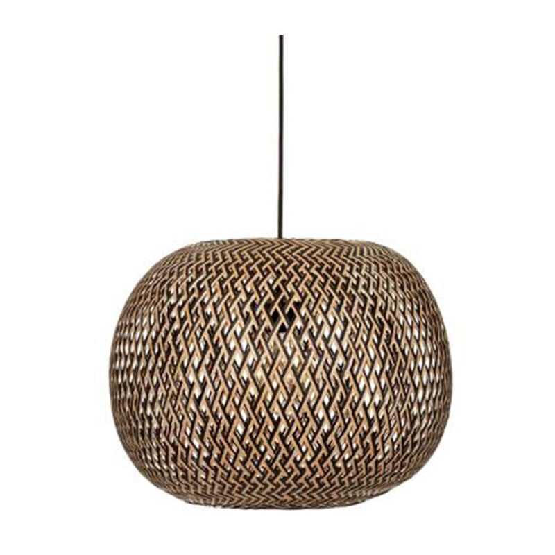 Atmosphera - Lampe Suspension en Bambou 'Sinai' 45cm Beige