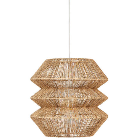 Lampe Suspension en Jute "Liaz" 38cm Naturel