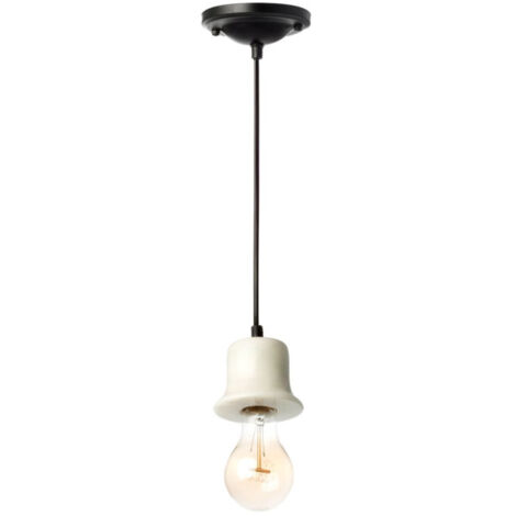 Lampe Suspension en Marbre "Musica I" 9cm Blanc