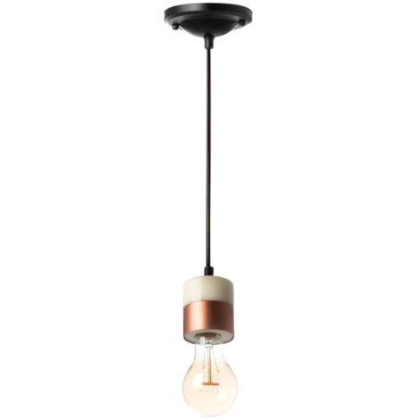 Lampe Suspension en Marbre "Musica III" 7cm Cuivre
