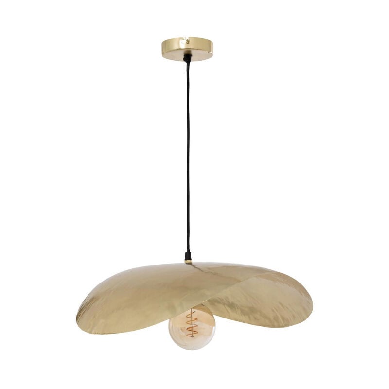 Lampe Suspension en Métal 'Arlo' 56cm Doré