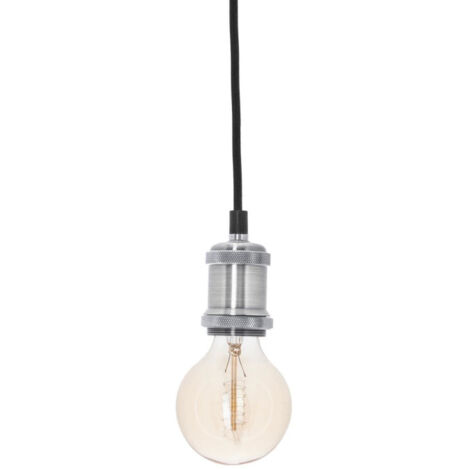 Lampe Suspension en Métal "Electra" 7cm Argent