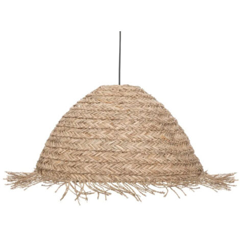 Lampe Suspension en Roseau "Sea View" 56cm Naturel