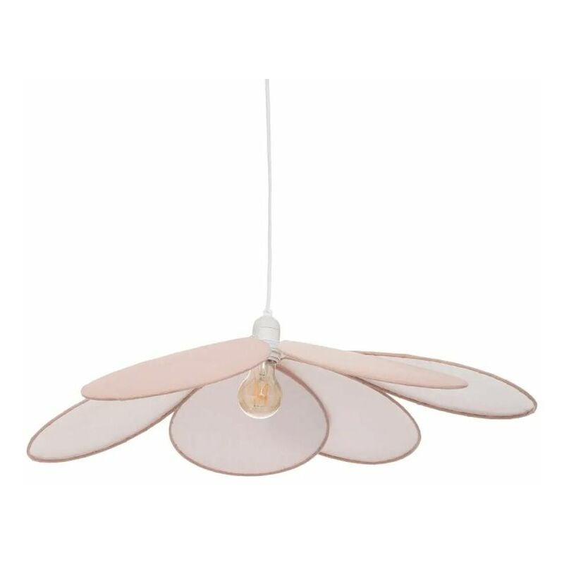 Lampe Suspension Enfant Pétale 64cm Rose