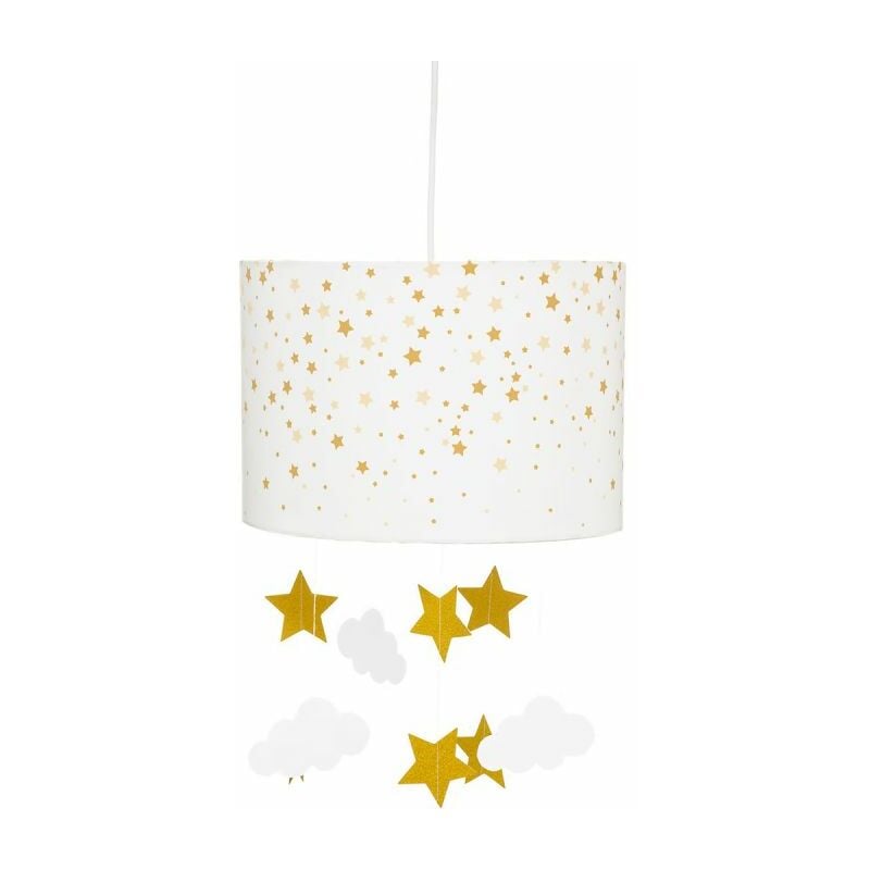 Lampe Suspension Enfant Sibad 30cm Blanc