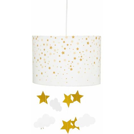 Lampe Suspension Enfant Sibad 30cm Blanc
