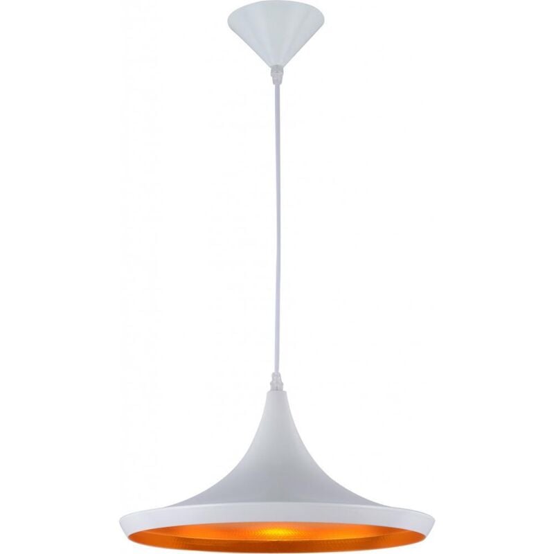 Lampe de Plafond - Lampe Suspendue Design Industriel - Extensive Blanc