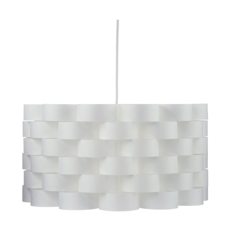 Lampe Suspension 'Moki' 42cm Blanc