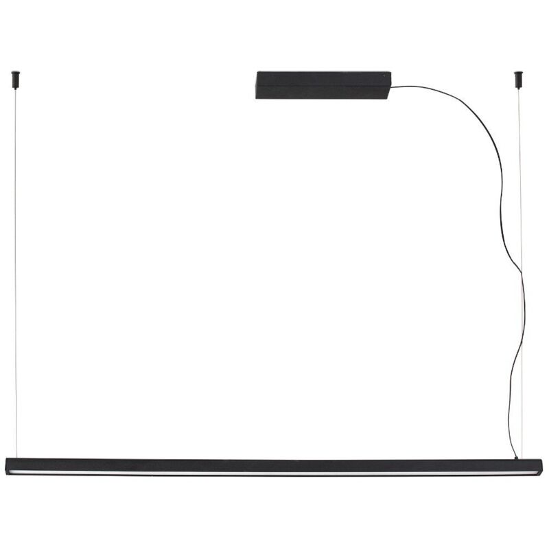 Faro Barcelona - Lampe suspension noire avec fleuron de surface vico 115 61103