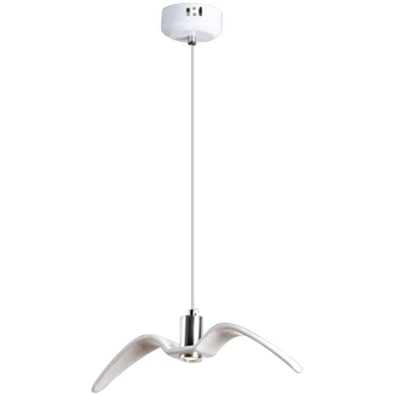 Suspension Moderne Scandinave, Design Créatif en Forme de Mouette, 3W 335LM 3000K Lumière Chaude, Longueur de Câble 1M pour Bar Comptoir Café Hôtel