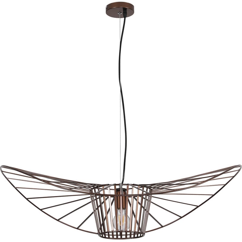 Lampe de Plafond - Lampe Suspendue Design Pamela - 100cm - Vertical Marron