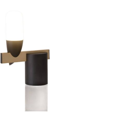 Lampe table Candellux Sakai LED 5,4W 3000K noir laiton