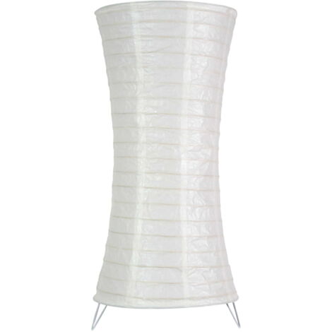 Lampe table Candellux TAI blanche E27 papier 65 cm