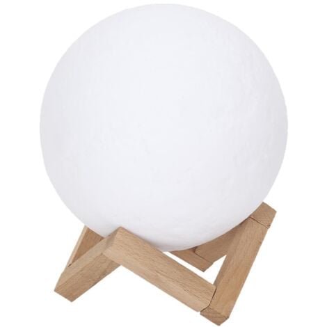 Lampe Tactile Lune Ronde 3d D15cm