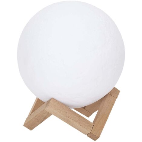 LAMPE TACTILE LUNE RONDE 3D D15CM M8