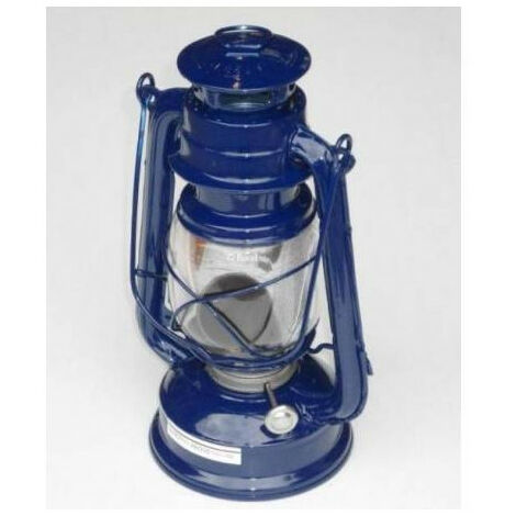 Lampe tempête à huile Bleu