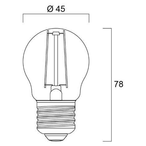 Lampe TOLEDO Retro 250lm 827 25g - SYLVANIA - 0027239