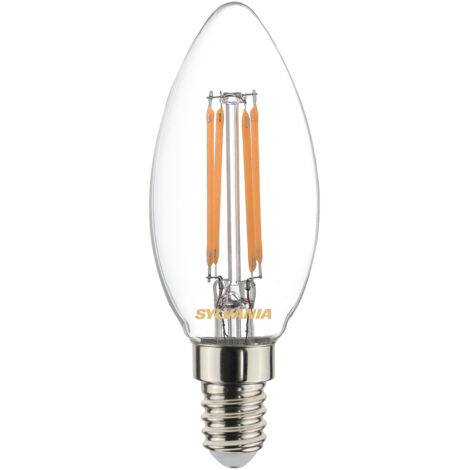 Lampe TOLEDO Retro Flamme 827 2700K 470lm 4,5W - SYLVANIA - 0029344