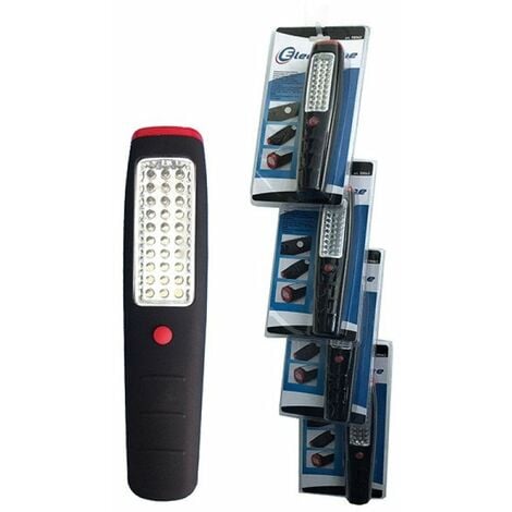 Baladeuse 30 LED portable plus 7 LED lampe torche Electraline