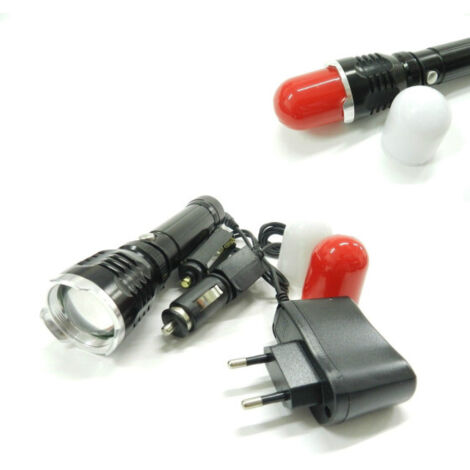 Lampe Torche à Led 800 Lmn Avec Balise De Détresse Avec Chargeur