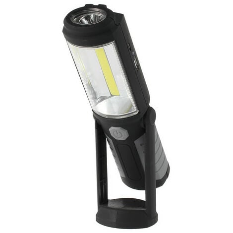 Lampe magnétique ou aimantée, Cadeau d'affaires, Lampe torche rechargeable  2 en 1 aimantée 'proxima' personnalisable