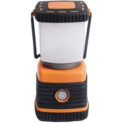 Lampe torche de tente étanche spéciale ouragan, orange , lanterne LED rechargeable, lampe de camping, projecteur portable LED rechargeable