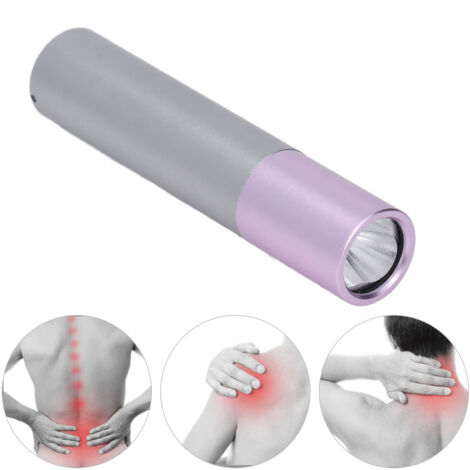 Lampe torche de traitement par lumière infrarouge proche 630 660 850 nm, boîtier violet, LED rouge
