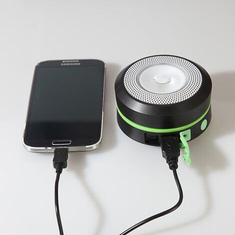 Lampe torche dynamo compacte et étanche à manivelle pour le camping