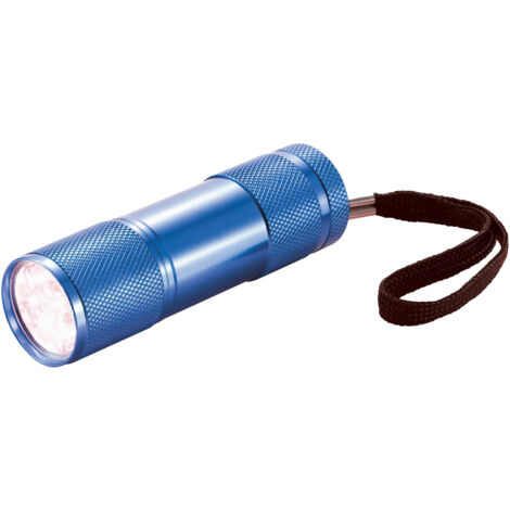 Lampe torche en aluminium XD Collection Quattro, taille unique, bleu/bleu - AquaForge