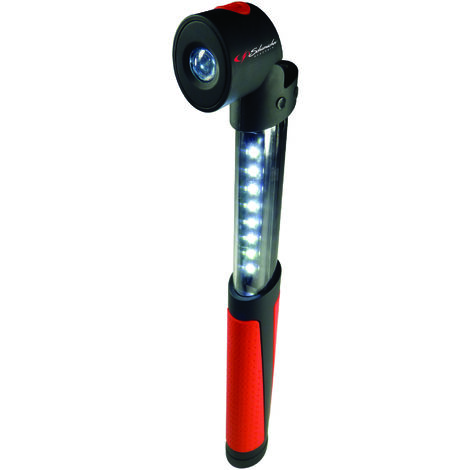 Lampe LED Torche magnetique extensible ASLO - 3W - 100 à 180 lumens - Super  LED et LED COB (piles inclues)