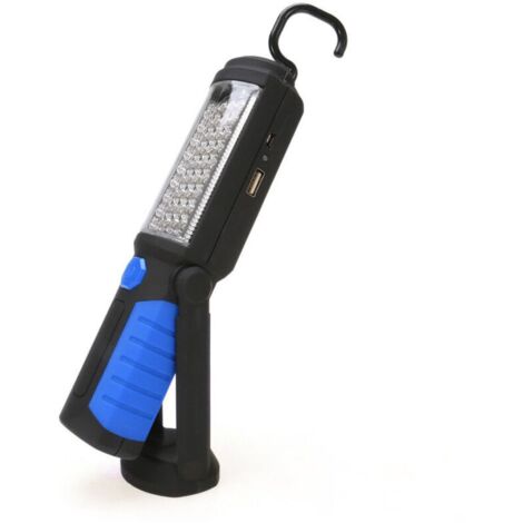 Lampe torche, lampe d'inspection, lampe de travail LED rechargeable, lampe de travail LED rechargeable avec base magnétique