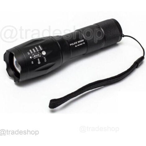 Lampe Torche Led 80 000 W, Lumière Blanche Solide, Rechargeable, étanche, Support Pour Vélo
