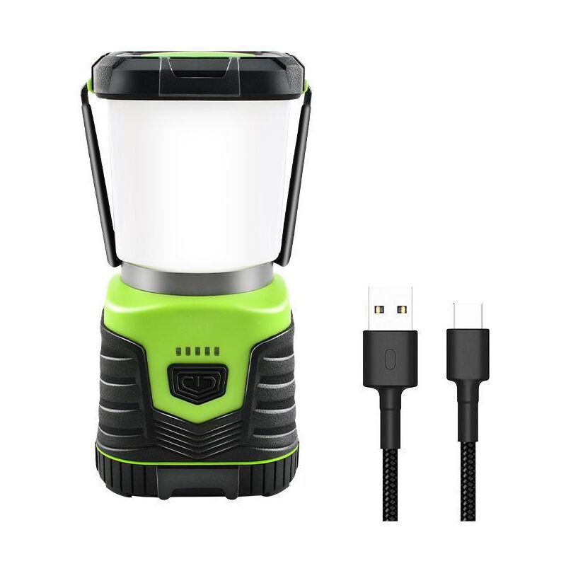 Lampe torche LED avec 5 modes, étanchéité IP54, batterie 7 500 mAh, éclairage portable et puissant pour les pannes de courant, les urgences, les