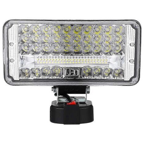 Lampe torche LED extérieure pour travaux de travail, batterie externe USB.