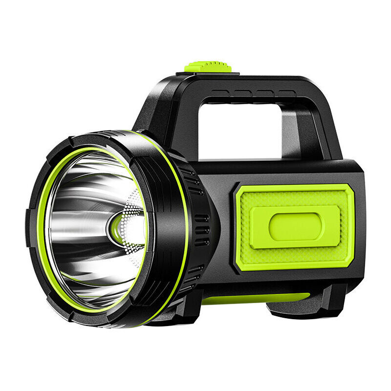 Lampe torche led puissante rechargeable 135 000 lumens, 6000 mAh, lumière latérale, portable, étanche, haute puissance, pour randonnée, chasse au